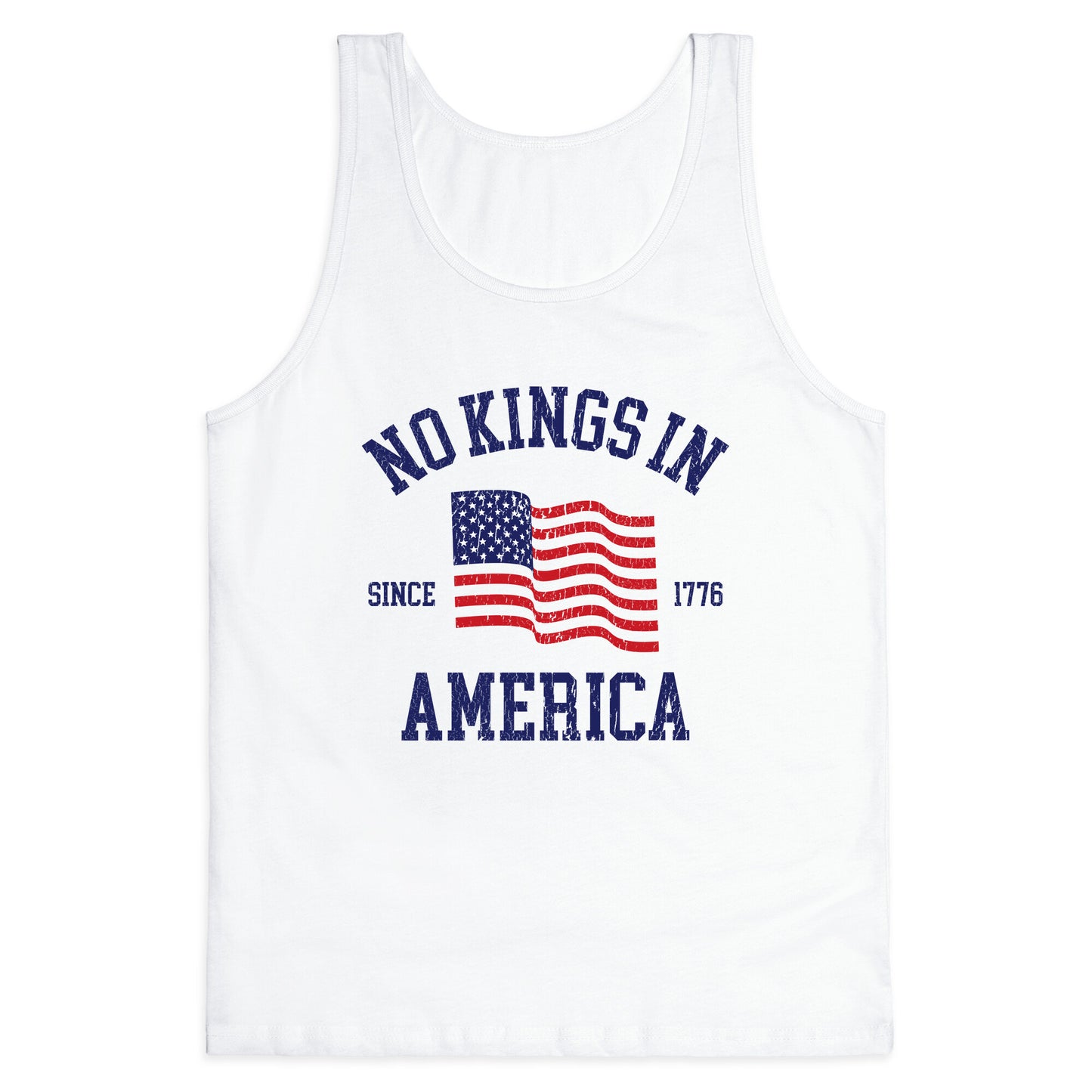 No Kings In America Since 1776 Tank Top