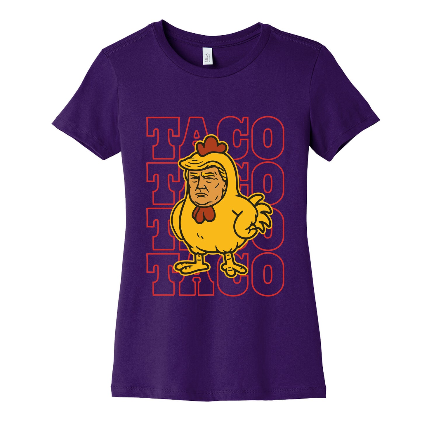 Taco Trump Womens Cotton Tee