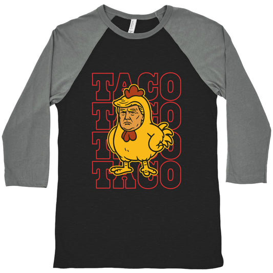 Taco Trump Baseball Tee
