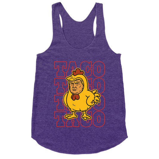 Taco Trump Racerback Tank
