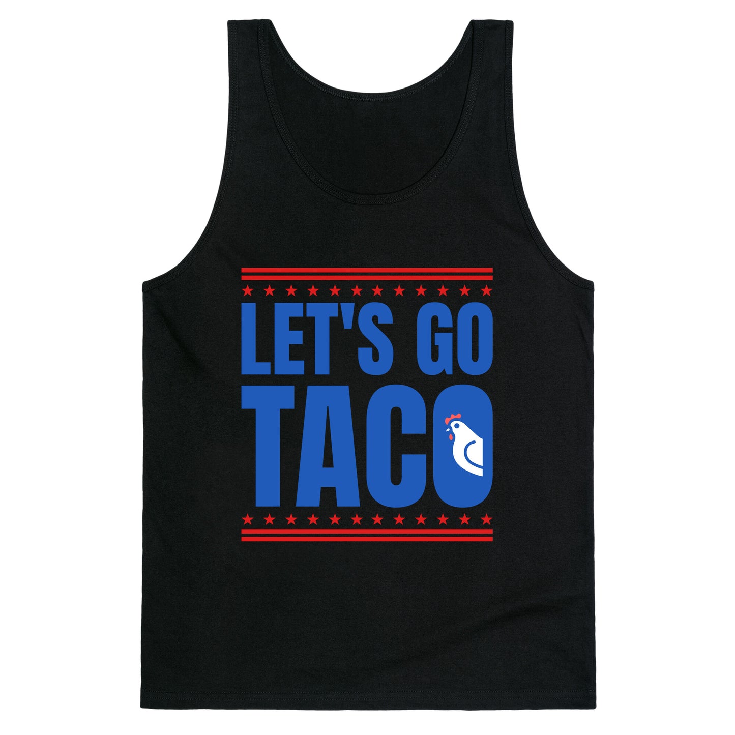 Lets Go Taco Anti Trump Tank Top