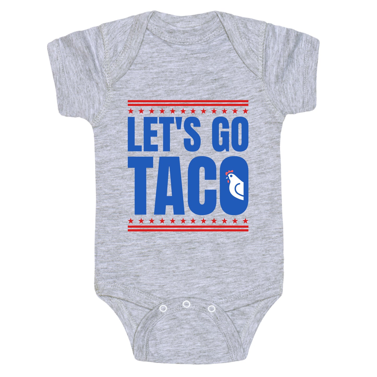 Lets Go Taco Anti Trump Baby One-Piece