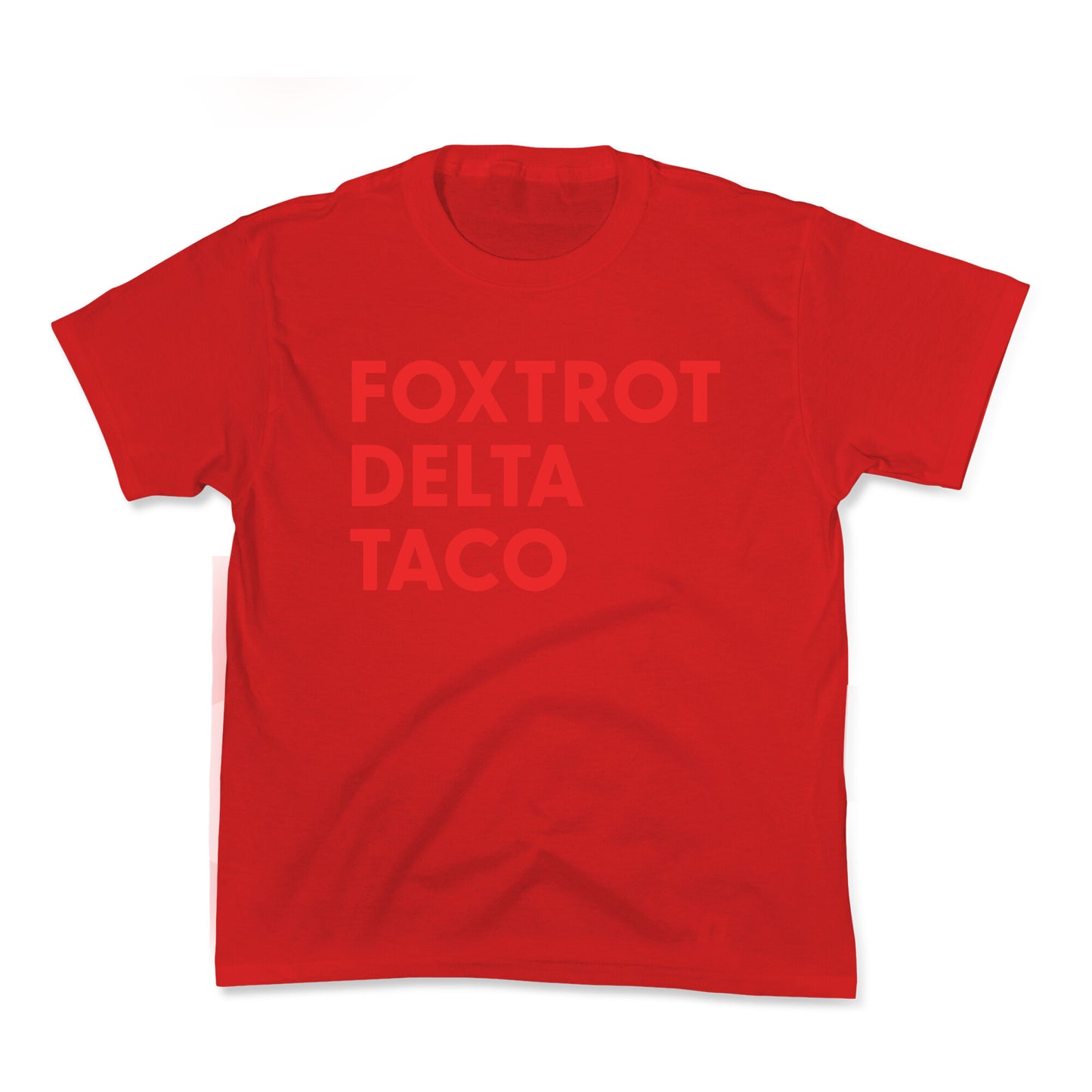Foxtrot Delta Taco Trump Kids Tee