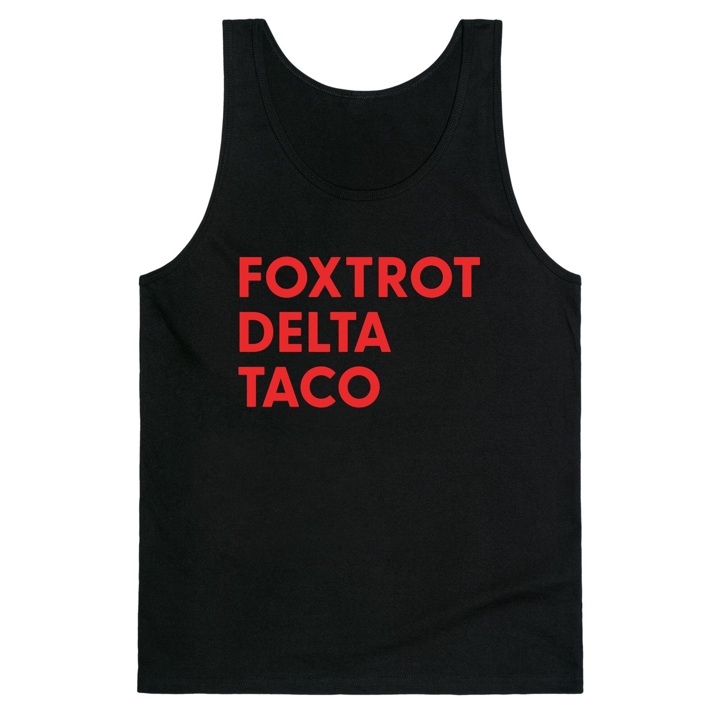 Foxtrot Delta Taco Trump Tank Top