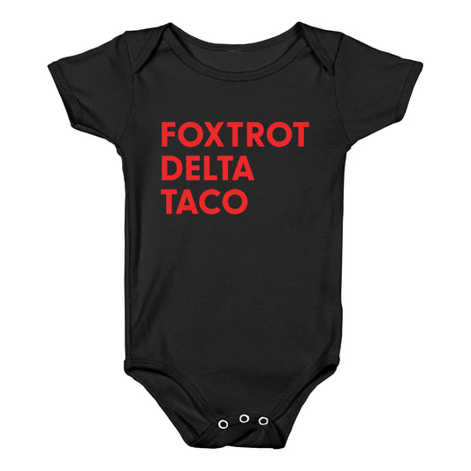 Foxtrot Delta Taco Trump Baby One-Piece