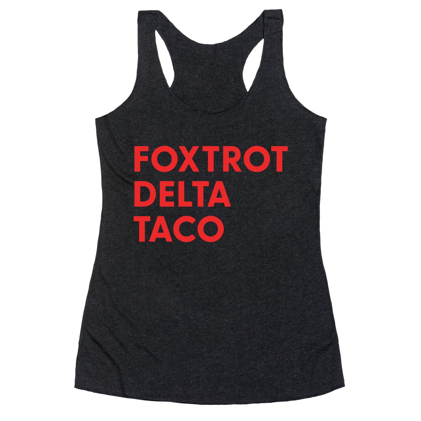 Foxtrot Delta Taco Trump Racerback Tank