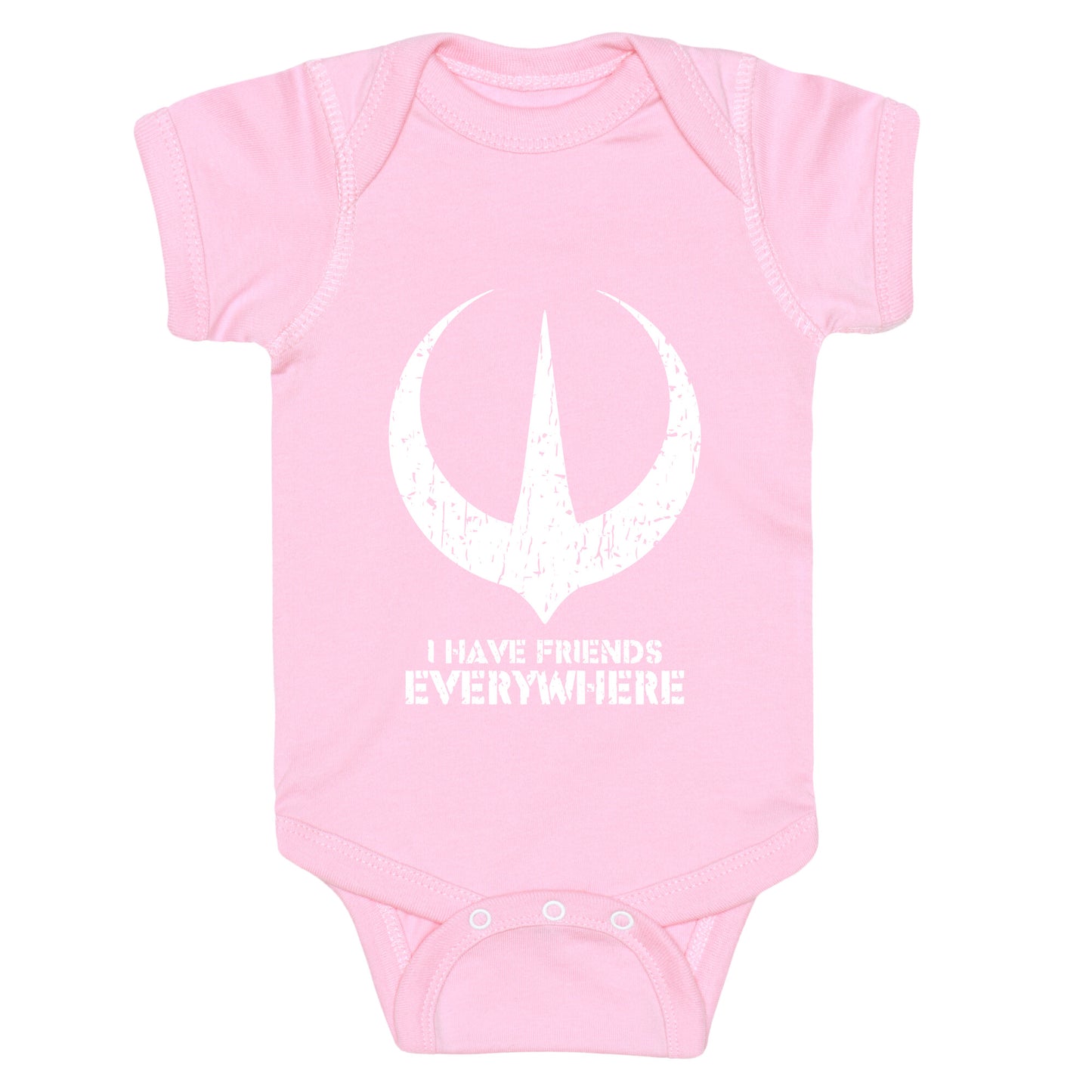 I Have Friends Everywhere Baby One-Piece
