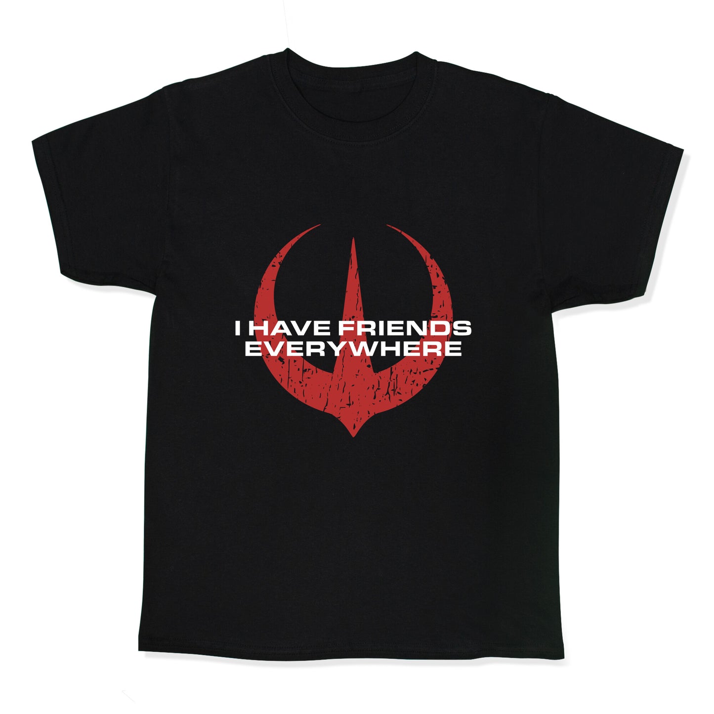 I Have Friends Everywhere Red Kids Tee