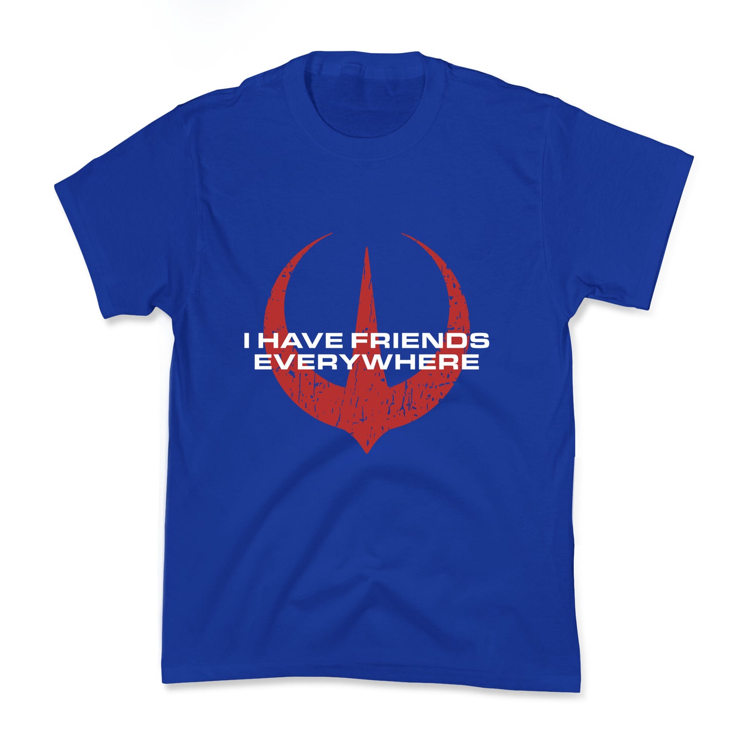 I Have Friends Everywhere Red Kids Tee