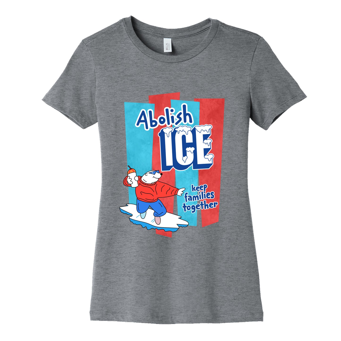 Abolish Ice Womens Cotton Tee