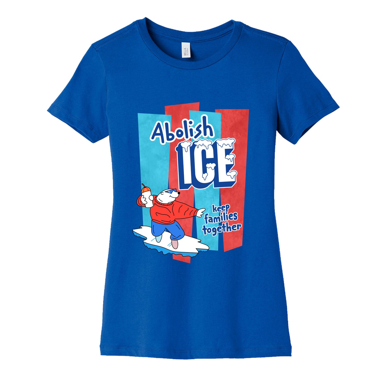 Abolish Ice Womens Cotton Tee