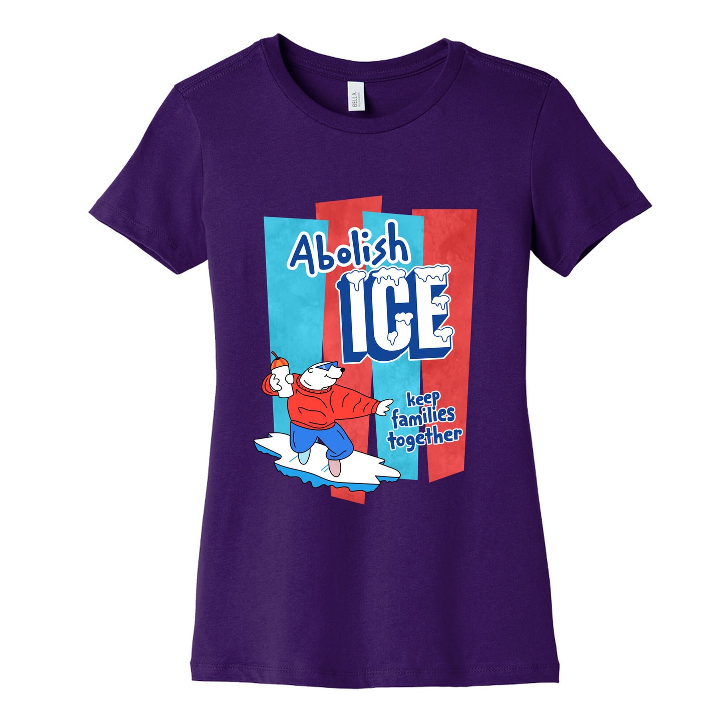 Abolish Ice Womens Cotton Tee
