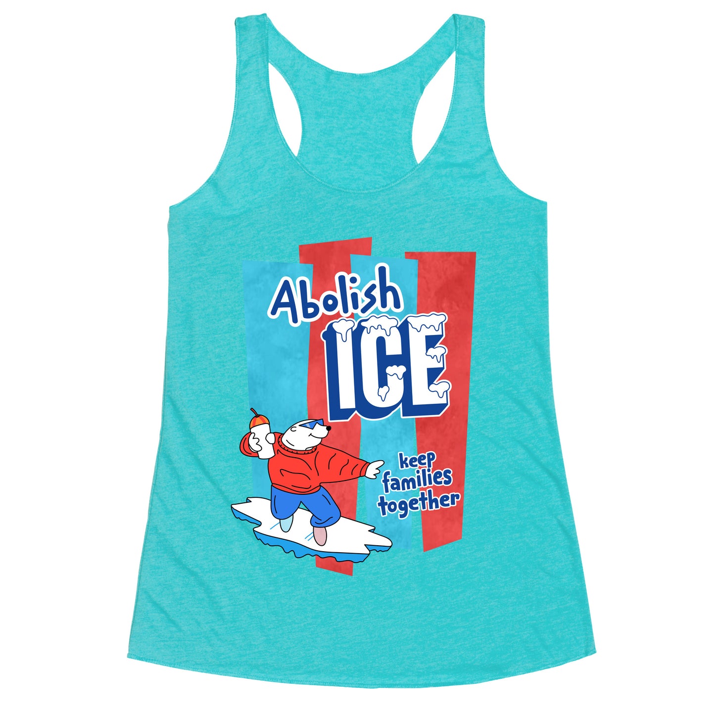 Abolish Ice Racerback Tank