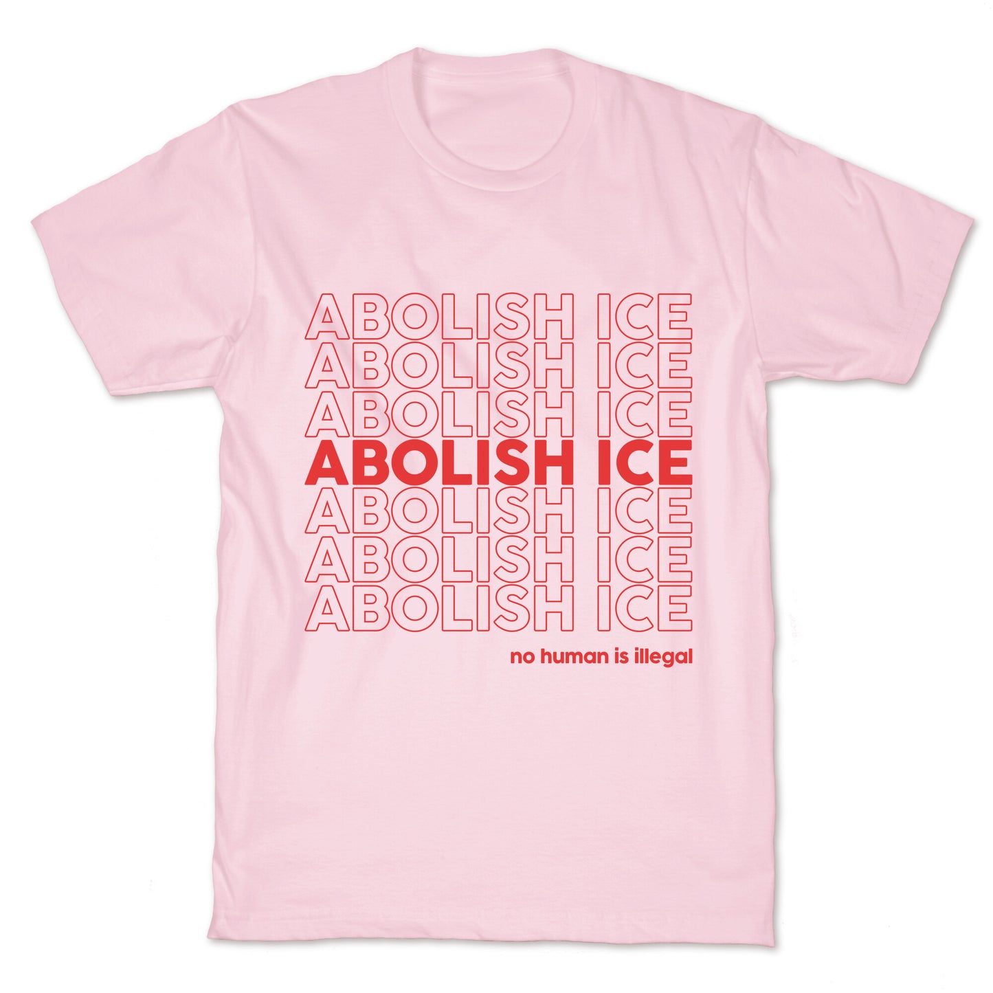 Abolish Ice Red T-Shirt