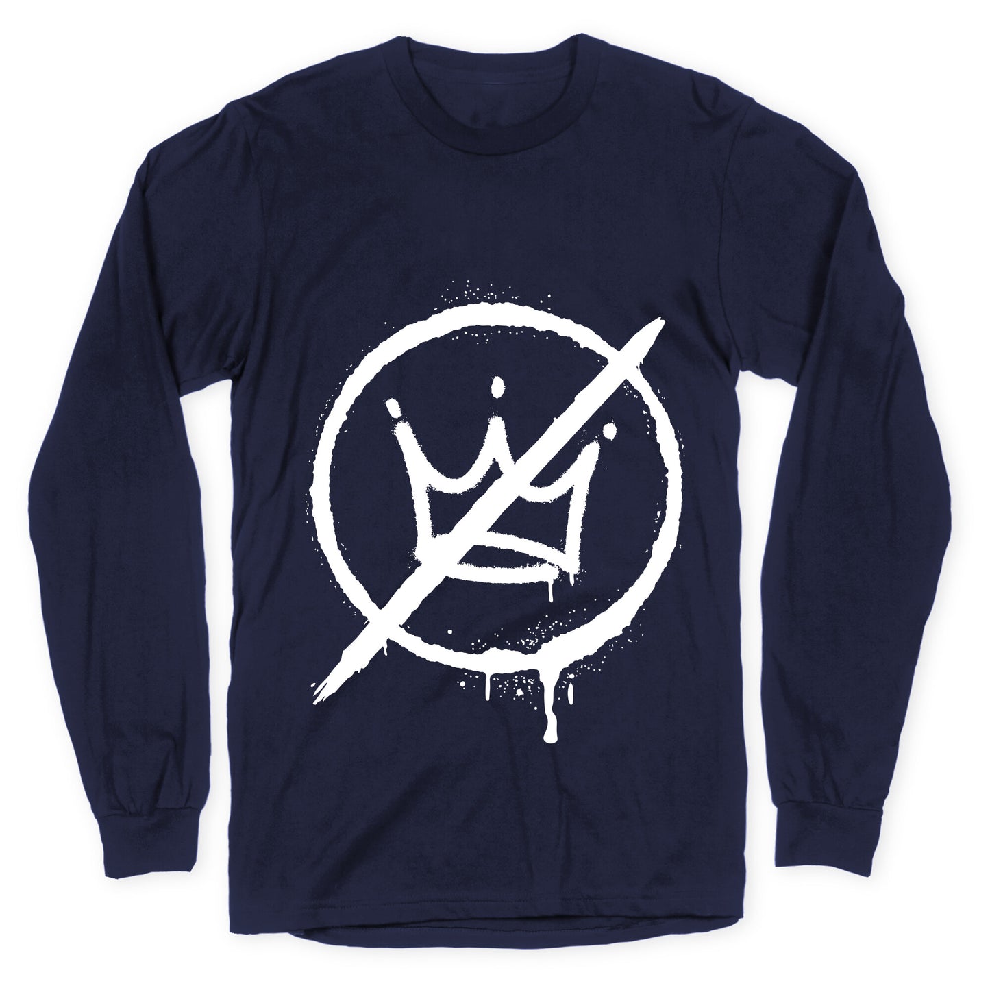 No Kings Crown Anti Trump Longsleeve Tee