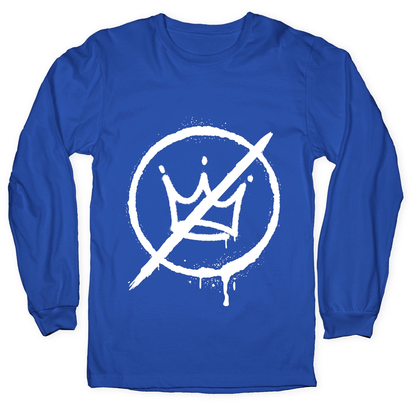 No Kings Crown Anti Trump Longsleeve Tee