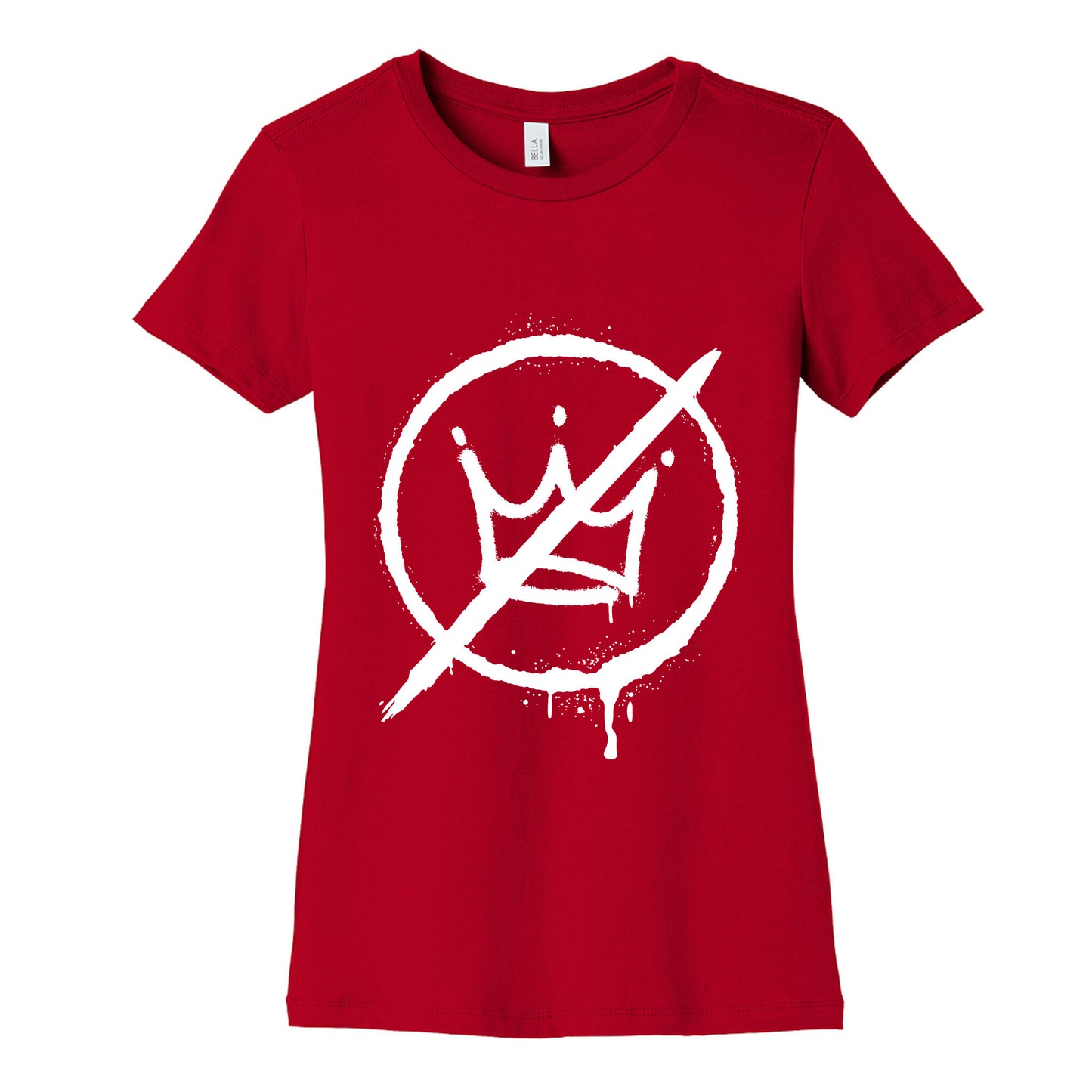 No Kings Crown Anti Trump Womens Cotton Tee