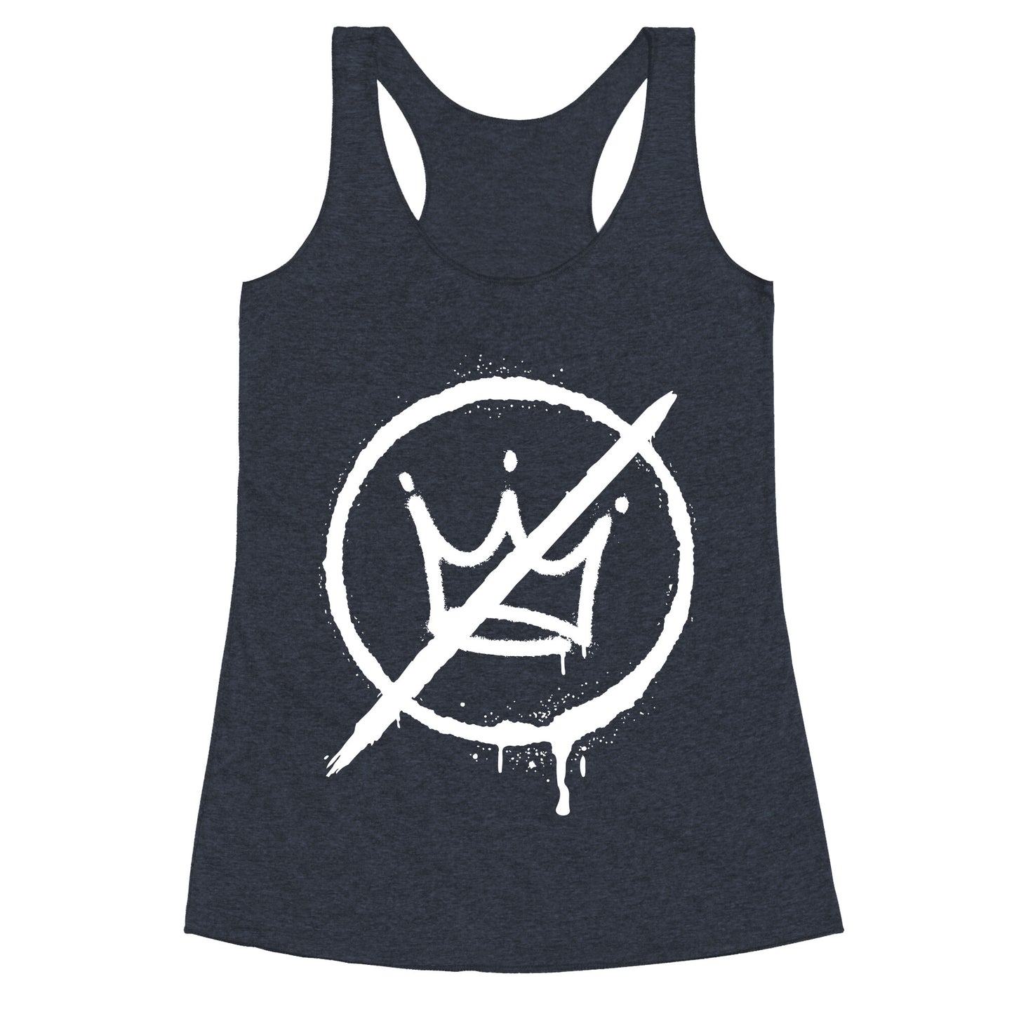 No Kings Crown Anti Trump Racerback Tank