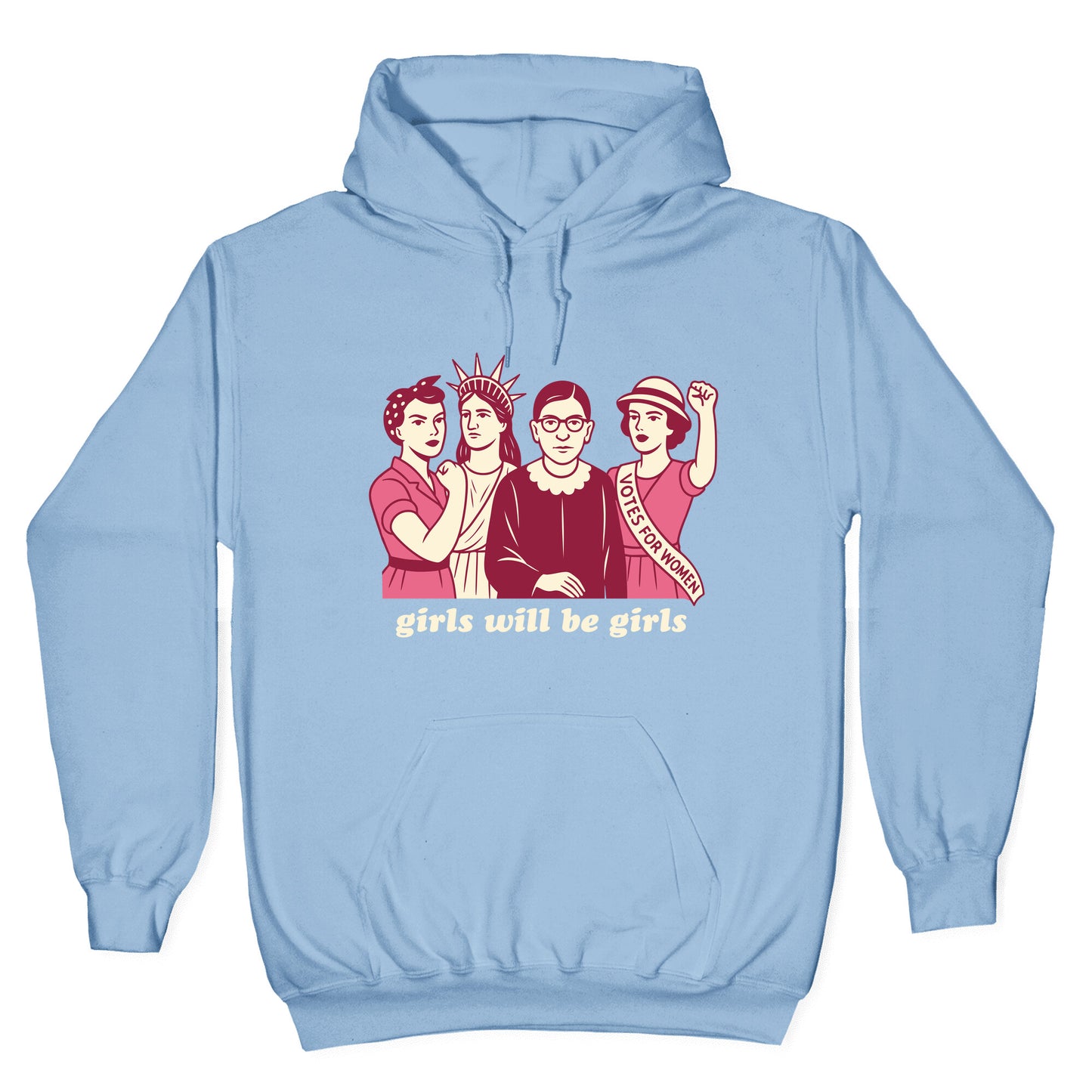 Girls Will Be Girls Fourth of July Hoodie