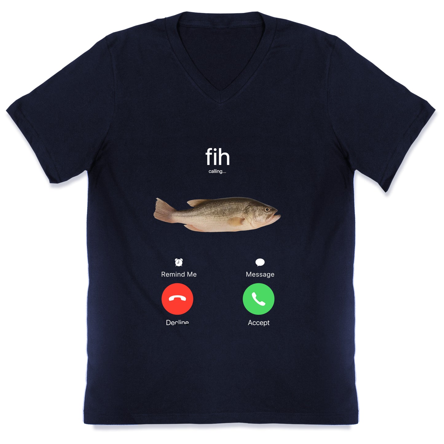Fih Calling Me V-Neck