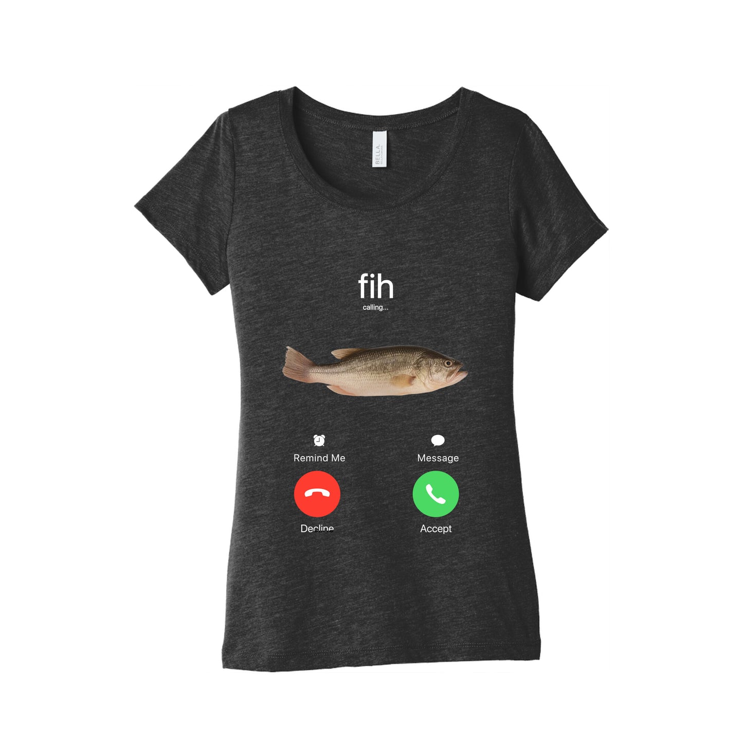 Fih Calling Me Womens Triblend Tee