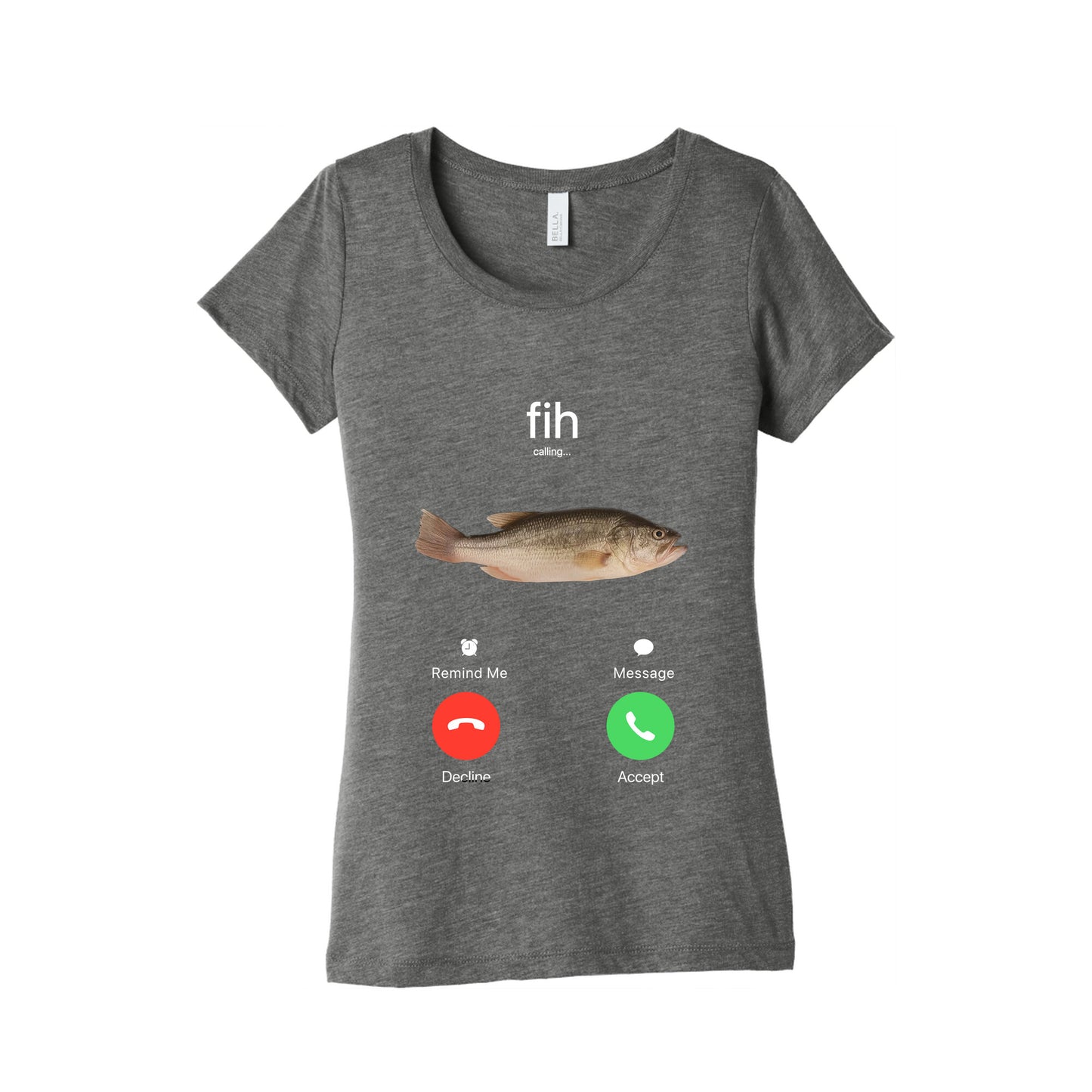 Fih Calling Me Womens Triblend Tee