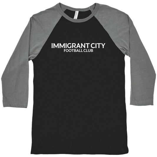 Immigrant City Football Club Baseball Tee