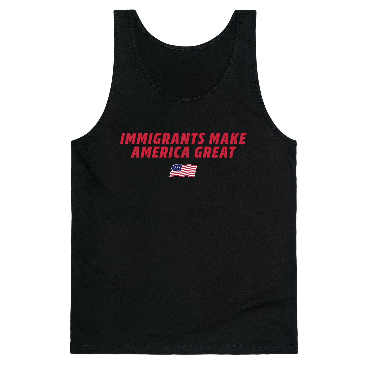 Immigrants Make America Great Flag Tank Top