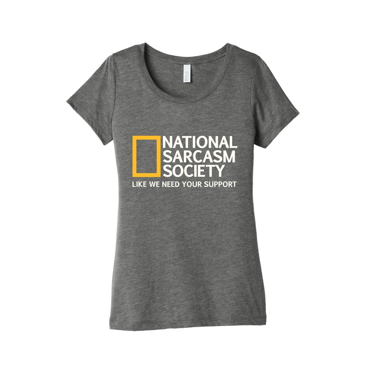 National Sarcasm Society Womens Triblend Tee