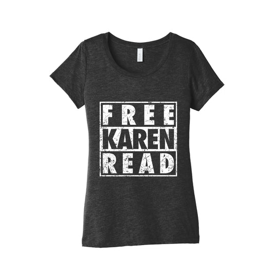 Free Karen Read Womens Triblend Tee