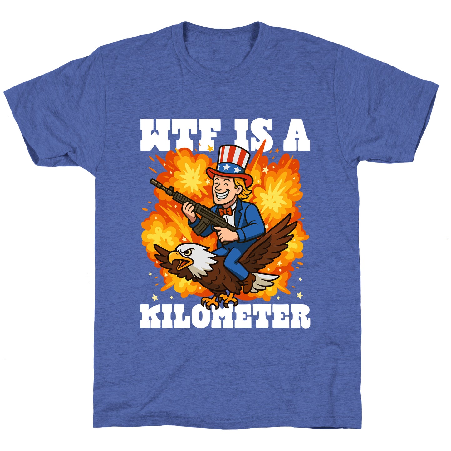 WTF Is A Kilometer Unisex Triblend Tee