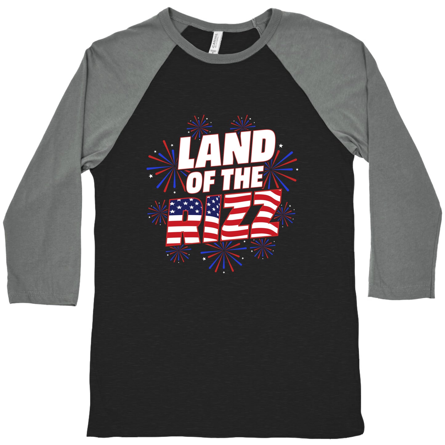 Land of the Rizz Baseball Tee