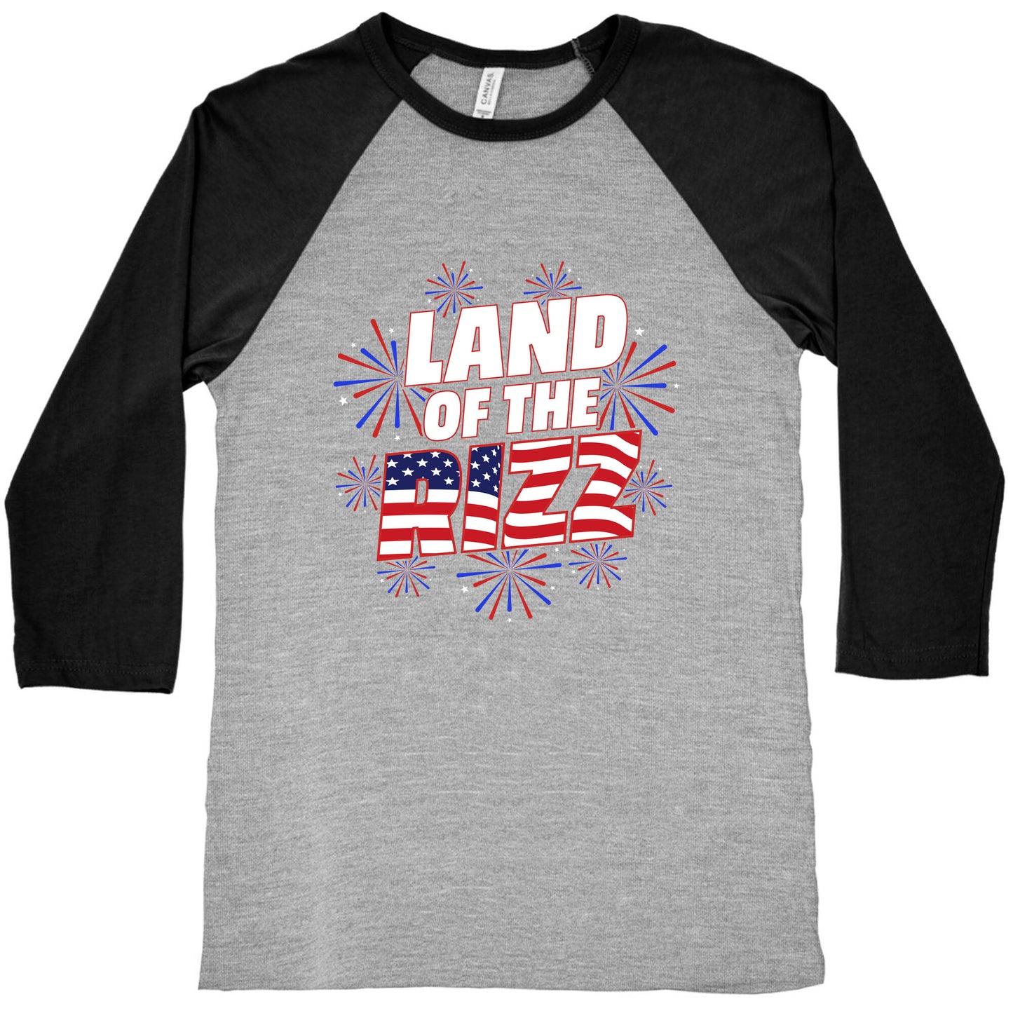 Land of the Rizz Baseball Tee