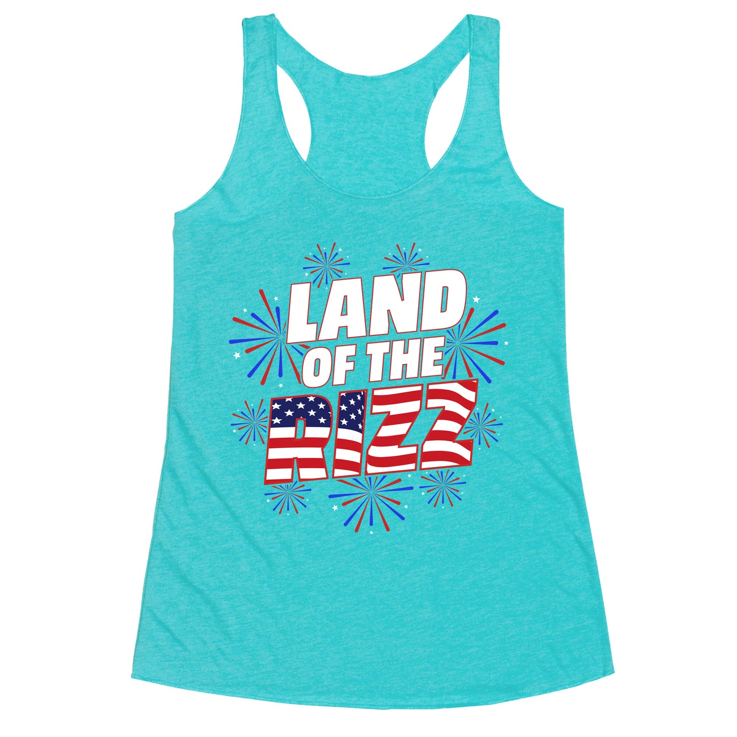 Land of the Rizz Racerback Tank
