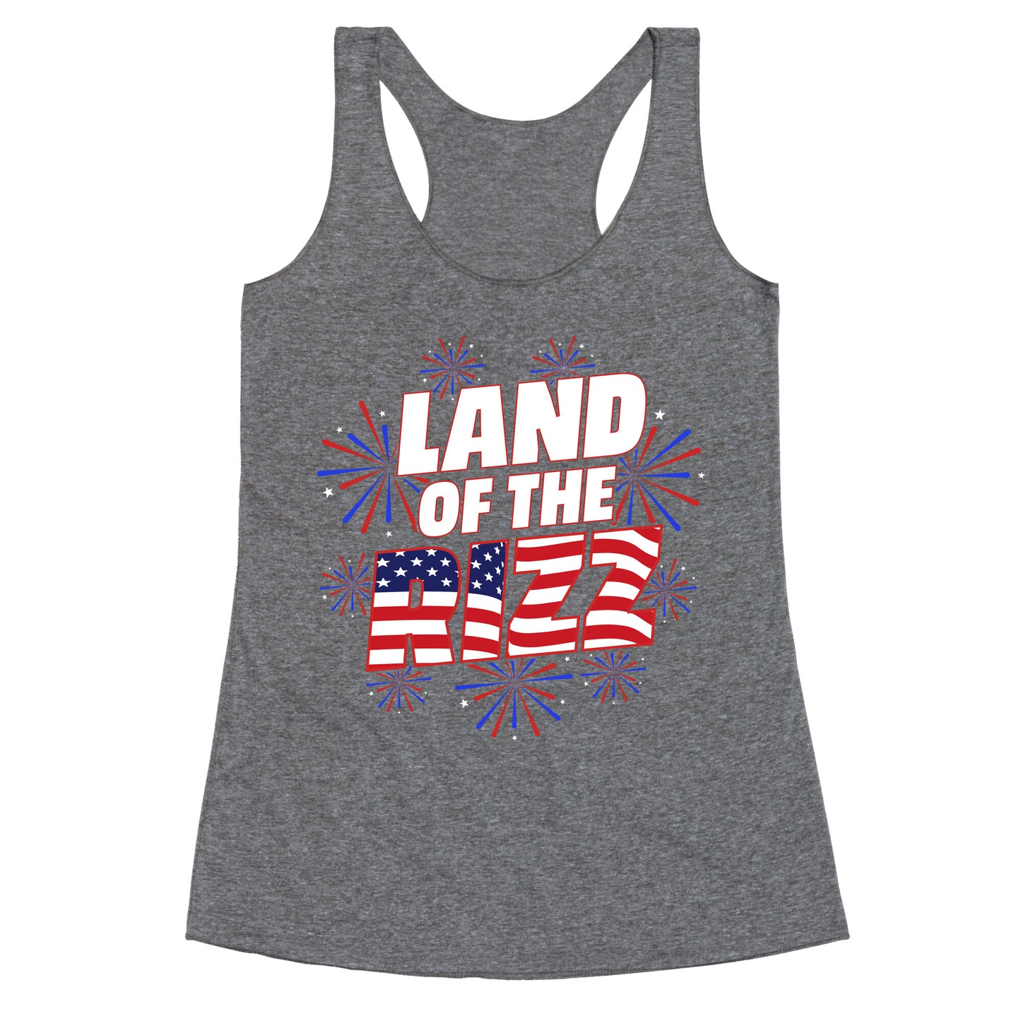 Land of the Rizz Racerback Tank
