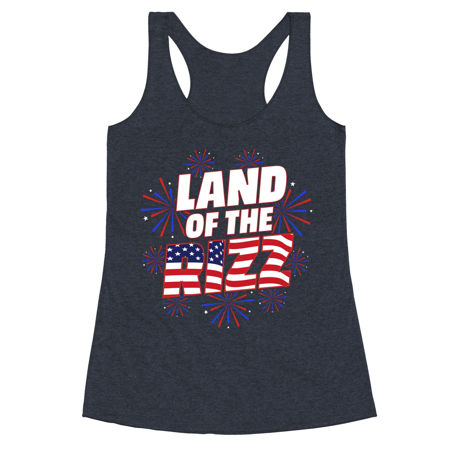 Land of the Rizz Racerback Tank