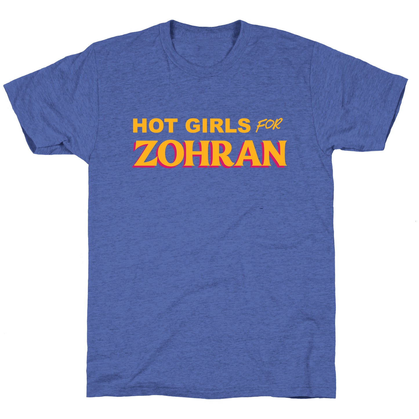 Hot Girls For Zohran Unisex Triblend Tee