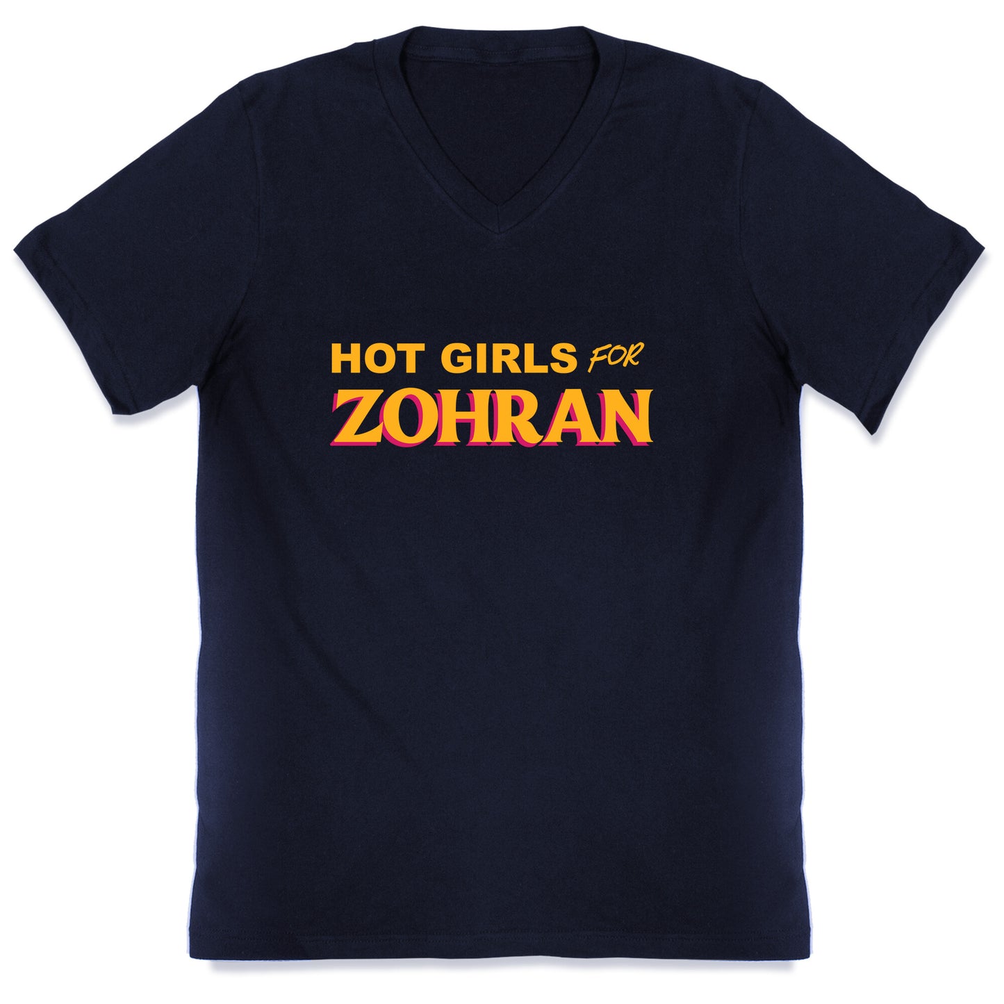 Hot Girls For Zohran V-Neck