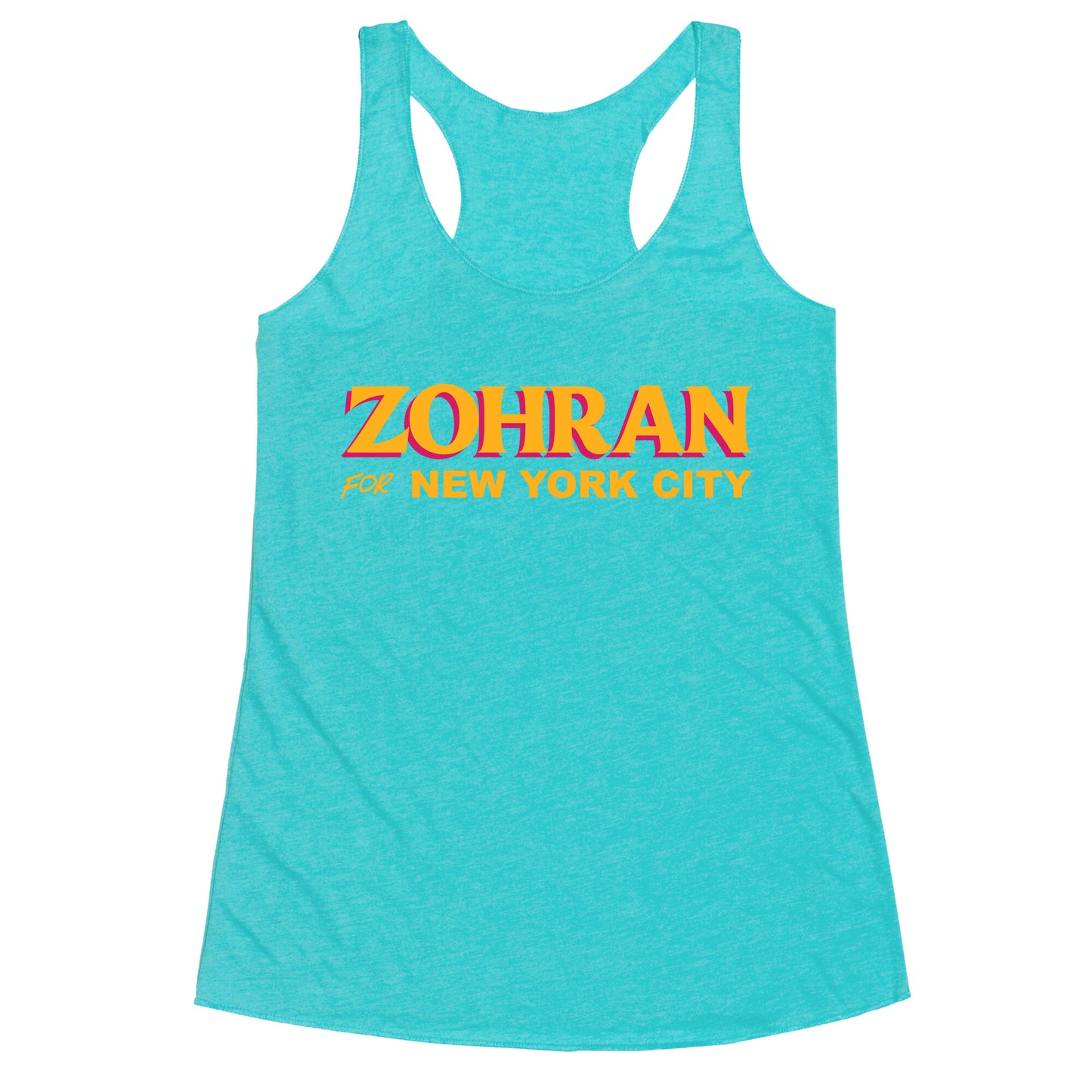 Zohran for New York City Racerback Tank