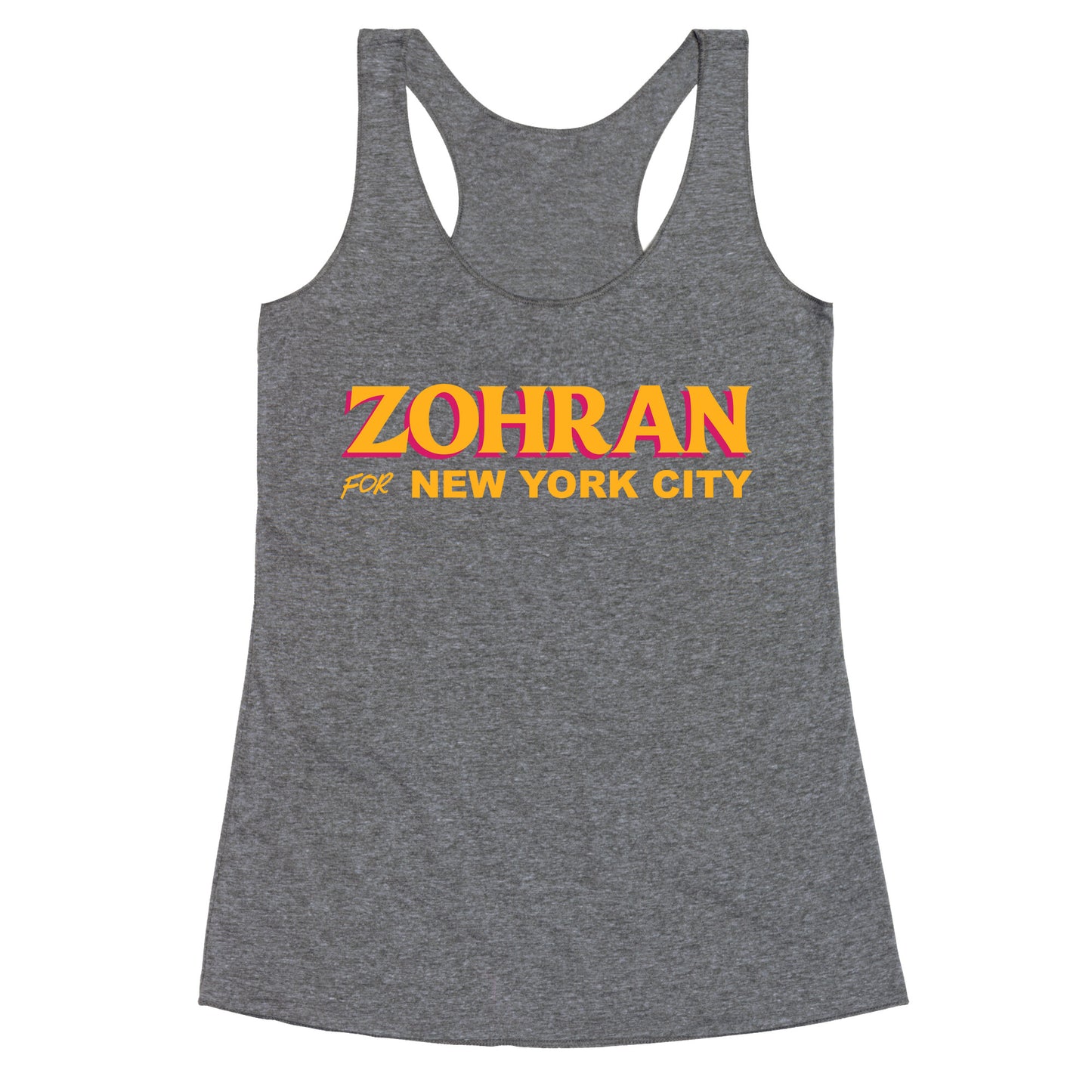 Zohran for New York City Racerback Tank