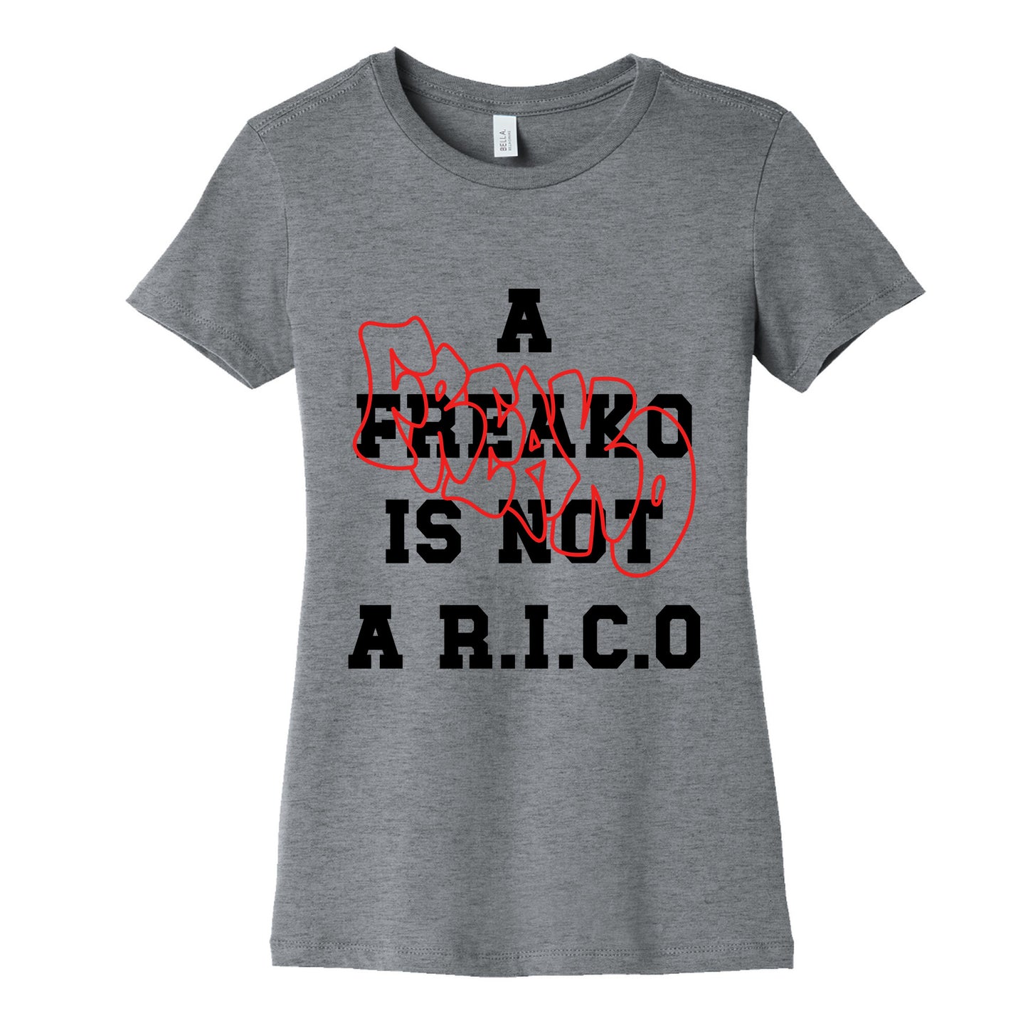 A Freako Is Not A Rico Womens Cotton Tee