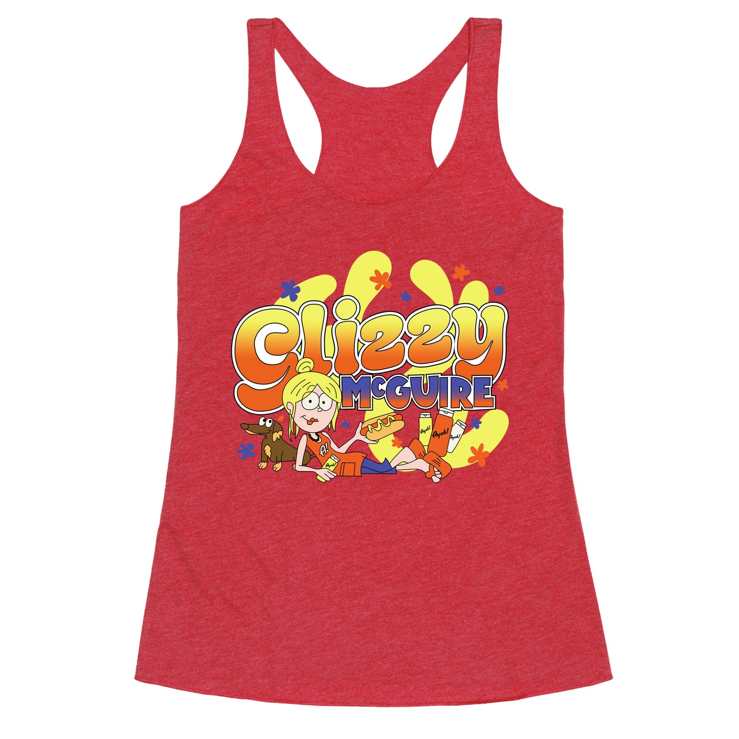 Glizzy McGuire Racerback Tank