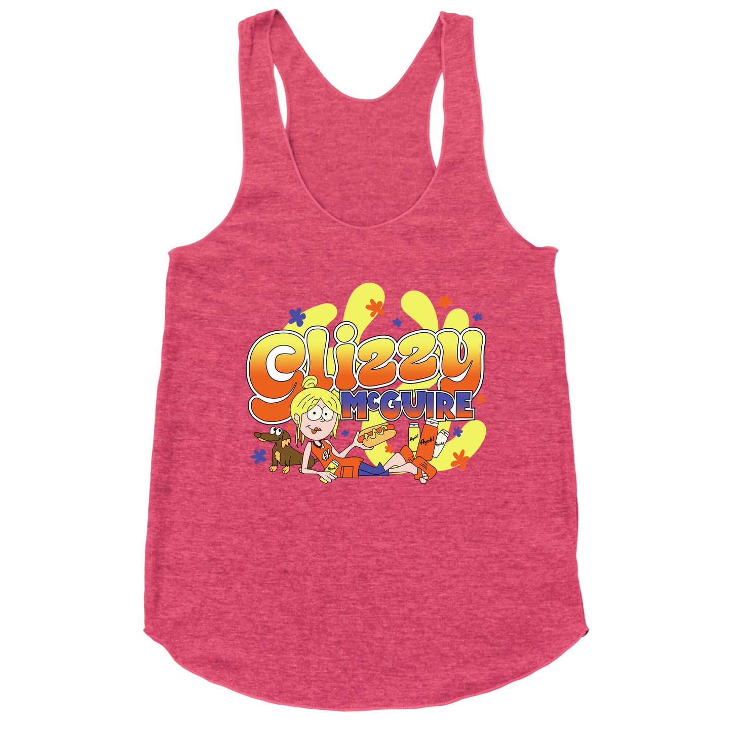Glizzy McGuire Racerback Tank