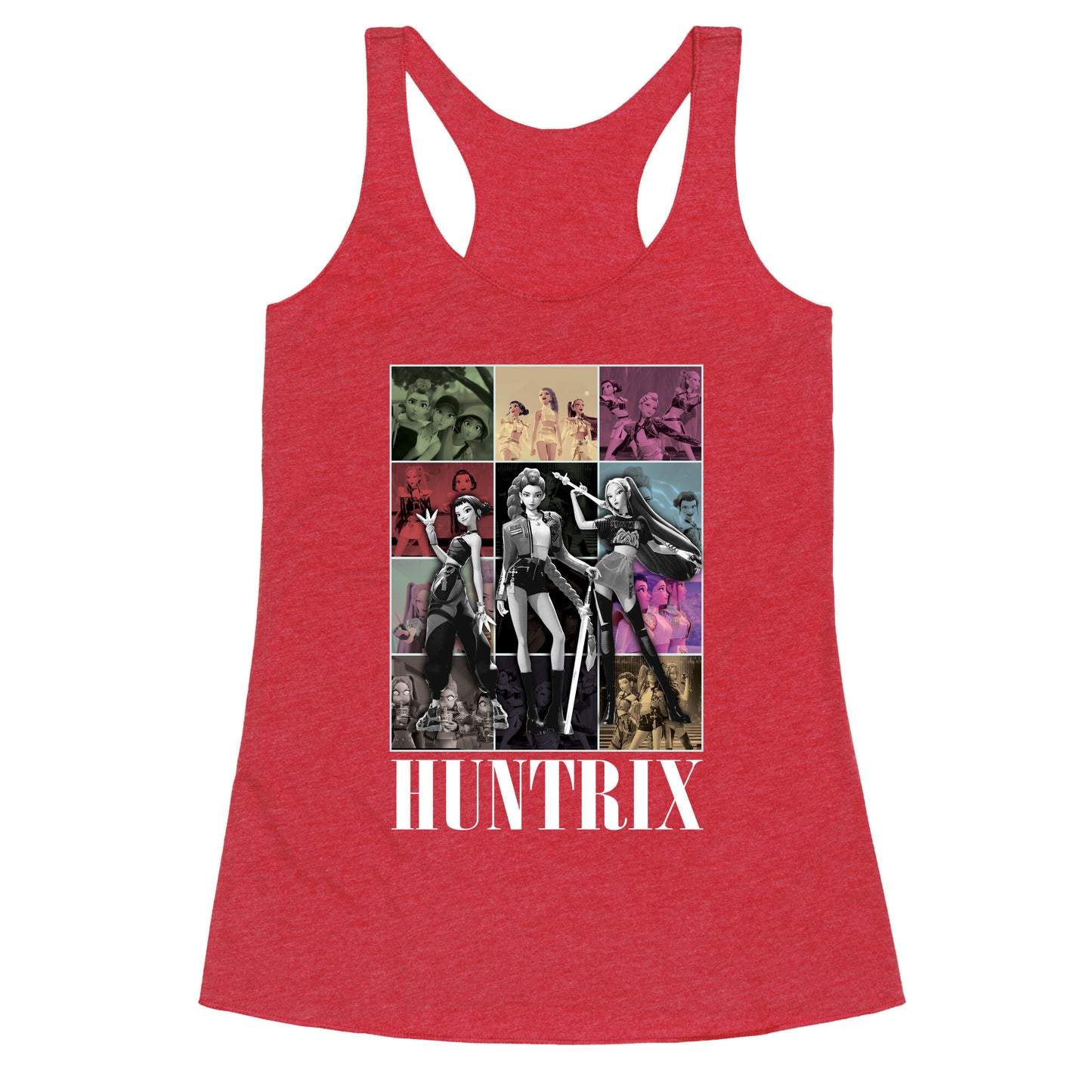 Huntrix Kpop Demon Hunters Racerback Tank