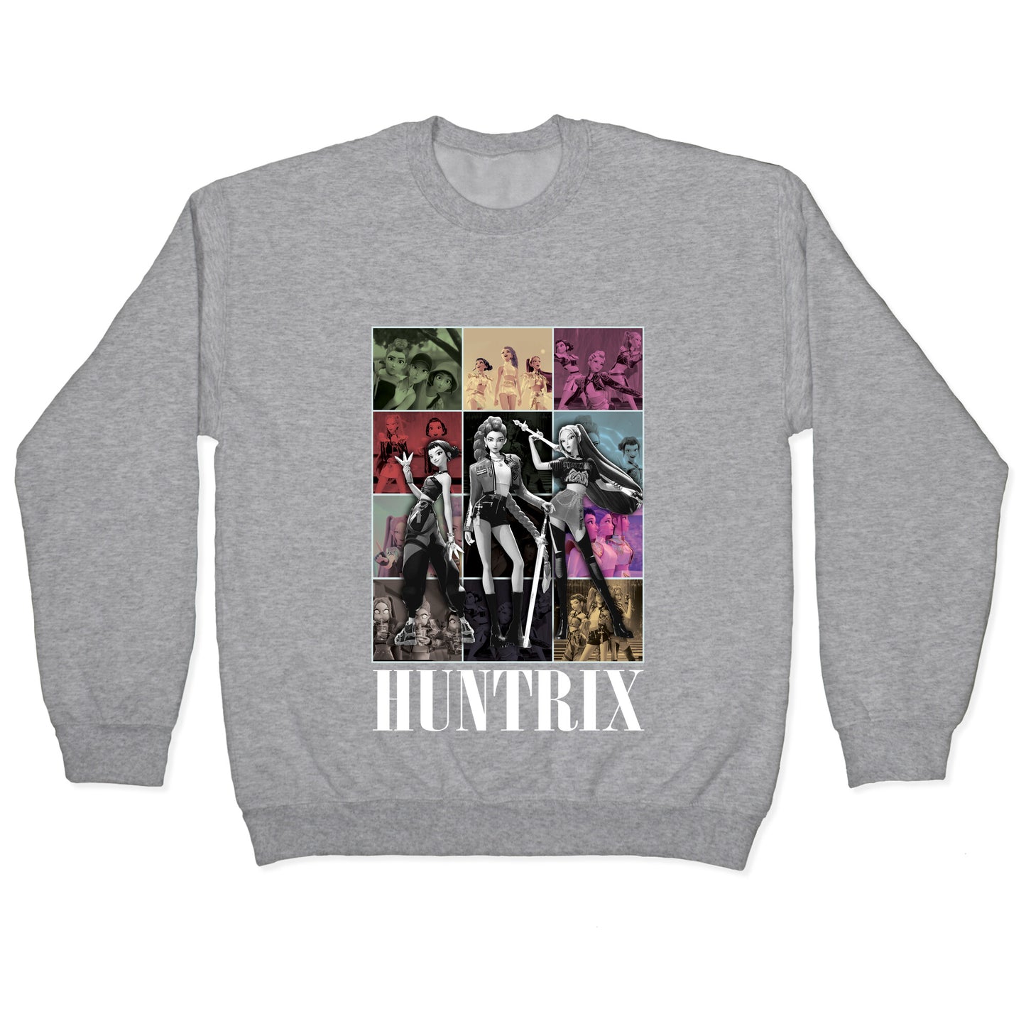 Huntrix Kpop Demon Hunters Crewneck Sweatshirt