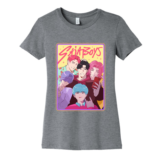 Sajaboys Kpop Demon Hunters Womens Cotton Tee