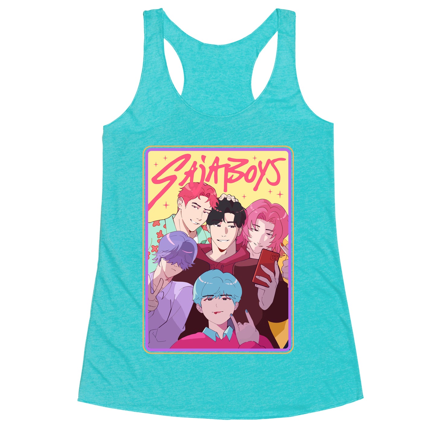 Sajaboys Kpop Demon Hunters Racerback Tank