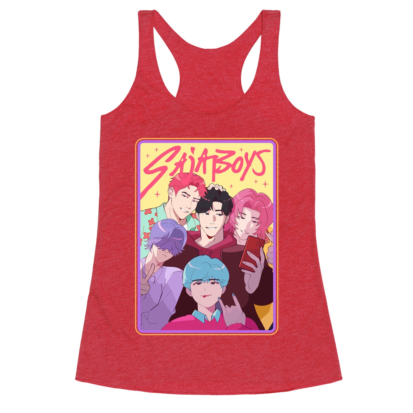 Sajaboys Kpop Demon Hunters Racerback Tank