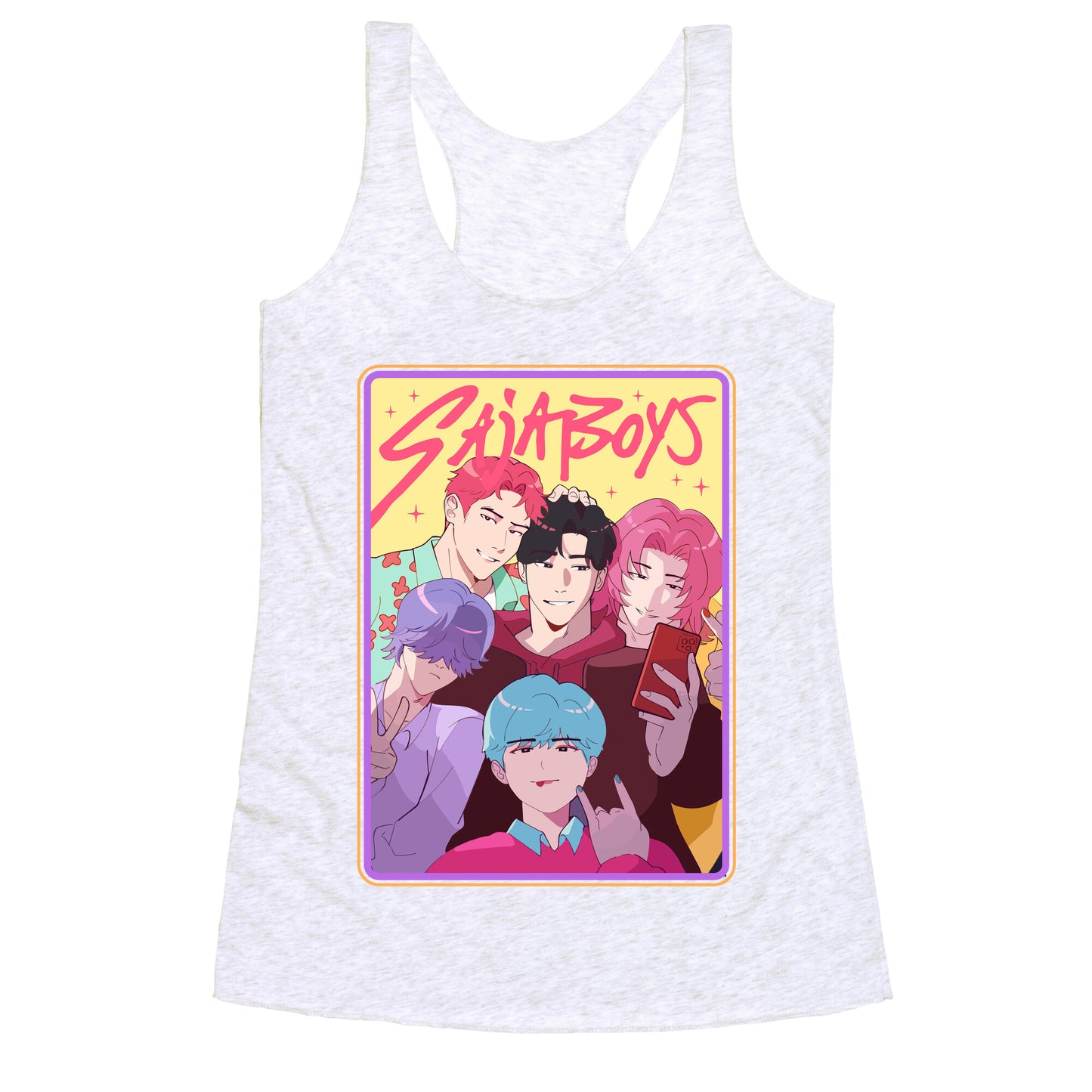 Sajaboys Kpop Demon Hunters Racerback Tank