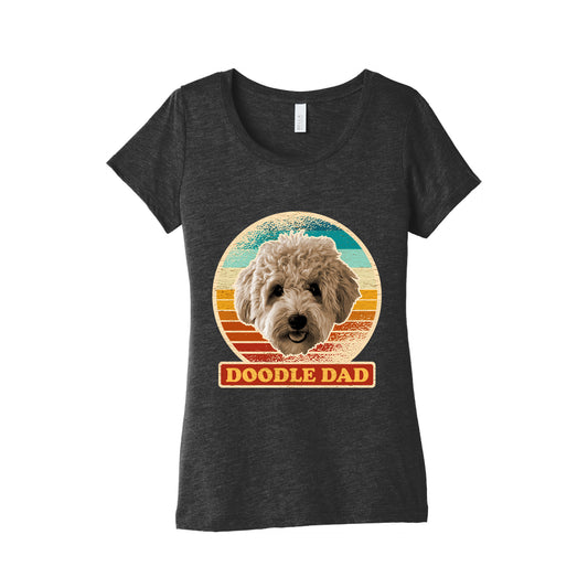 Doodle Dad Womens Triblend Tee